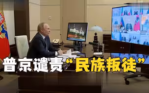 普京谴责“民族叛徒”：他们就像不小心飞进嘴里的虫子