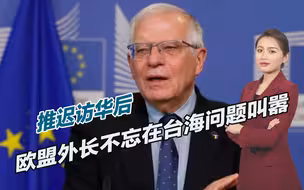 推迟访华后，欧盟外长不忘在台海问题叫嚣：要看中国表现