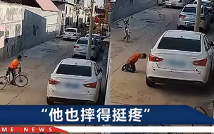 河北一男孩无意划坏轿车，车主本来挺生气，一看监控心软没脾气了