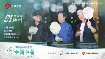 【视听微评|探访你所不知道的水韵江苏】节目以“街区”为主题，从扬州、苏州、常州、徐州、南京等8个城市的历史文化街区和旅游休闲街区出发，深挖已知、发现未知。