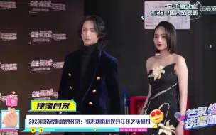 2023网络视听年度盛典花絮：张淇刘惜君现身红毯