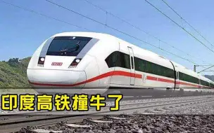 印度投资9.7亿修建高铁，声称要超越中国，结果试运营时撞牛了
