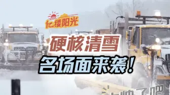 火力全开！全国多地降大雪，硬核清雪名场面来袭