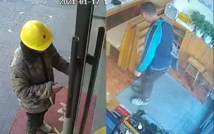 监控拍下农民工大叔就餐时举动引人泪目 店员反应获网友点赞