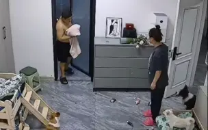 男子打翻东西后戏精上身一秒躲进厕所 狗狗被迫“背锅”一脸懵