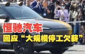 #恒驰汽车 回应“大规模停工欠薪”：25%员工停薪留职1到3个月，对此你怎么看？