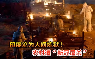 心态崩了！印度火葬场惊现骇人场面，遗体烧一半被狗叼走啃食！