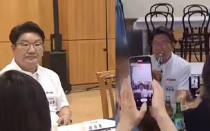现场！韩议员刚参加完尹锡悦的禁酒聚餐 就立马转场与记者把酒言欢