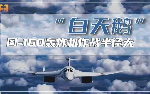“白天鹅”！俄罗斯图-160战略轰炸机，航程远作战半径大