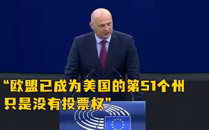 欧洲议会克罗地亚议员：欧盟成了美国第51个州，还没有投票权