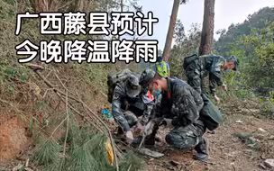 广西藤县预计今晚降温降雨，降雨或影响坠机现场救援