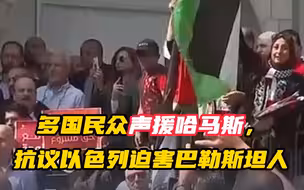 多国民众声援巴勒斯坦抵抗运动 抗议以色列迫害巴勒斯坦人 德国示威者与警察发生对峙