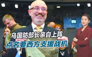 乌克兰目标明确，国防部长亲自上阵，点名要西方支援战机