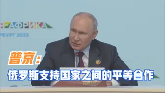 普京：俄罗斯支持国家之间的平等合作