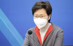 林郑月娥：香港第五波疫情进入平稳局面 是否见顶仍需观察