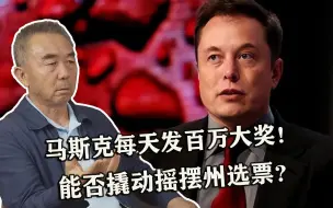 马斯克每天发百万大奖！能否撬动摇摆州选票？哈里斯或前功尽弃