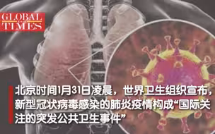 新冠病毒疫情被列“国际关注的突发公共卫生事件”，并不意在限制中国