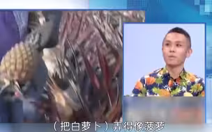 祸从口出！台菠萝农称可用白萝卜冒充菠萝卖大陆，遭蓝营民代痛骂