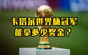 卡塔尔世界杯冠军能拿多少奖金？
