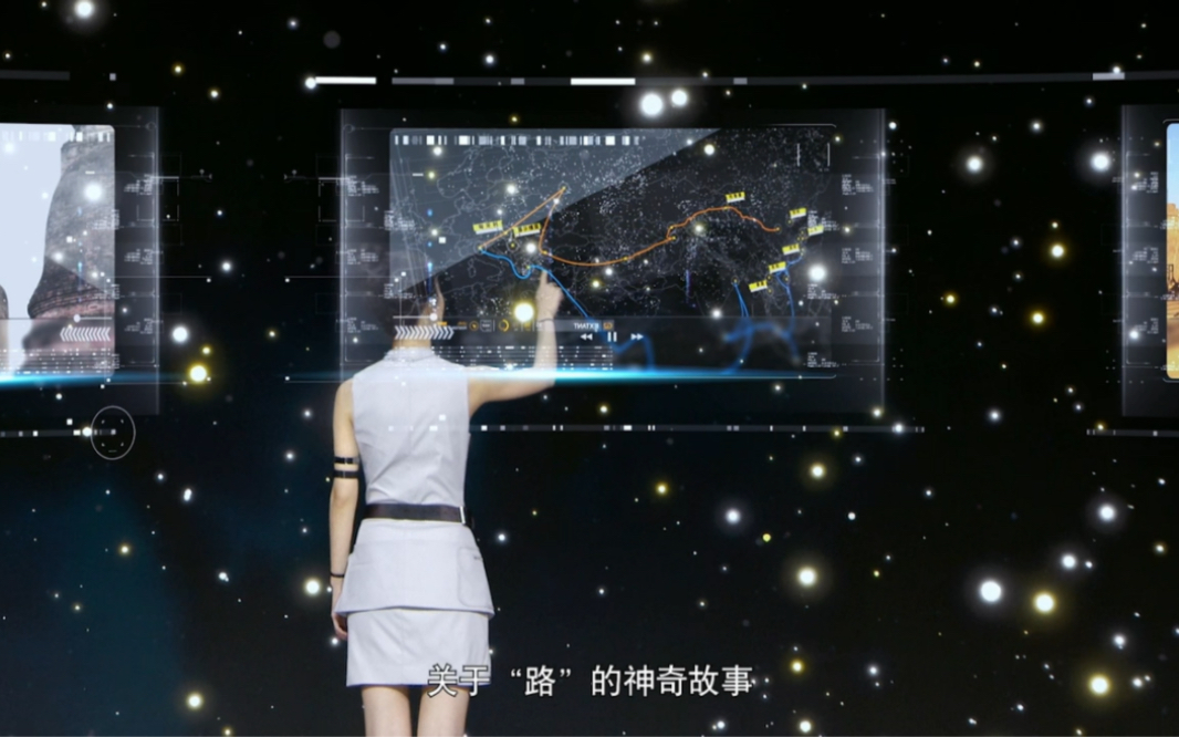 数字人厘里首次变成丝路跨次元时空旅人