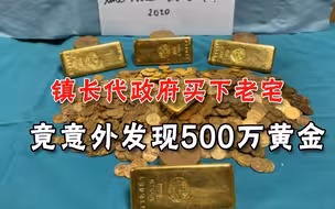镇长代政府买下老宅，竟发现价值500万的黄金，卖家：归你们了