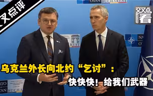 乌克兰外长向北约“乞讨”：快快快！给我们武器