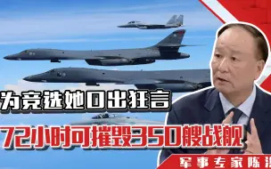 为竞选她口出狂言，72小时可摧毁350艘战舰，陈洪：你没那个本事