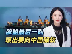 不管美国了，欧盟在最后一刻曝出要服软，谈判很着急：还得是中国