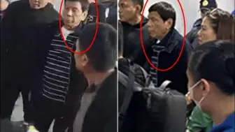 现场画面曝光： 菲律宾前总统杜特尔特回国后被拘留