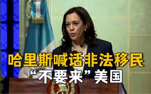 哈里斯首次外访：喊话非法移民不要来美国 遭当地民众抗议