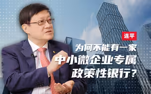 连平：支持民营经济，何不建立中小微企业专属政策性银行？
