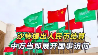 石油人民币即将来临？中方高规格访问沙特，利雅得的表态耐人寻味