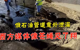 俄罗斯石油管道泄漏，西方媒体很激动：搞臭他们，逼停北溪二号！