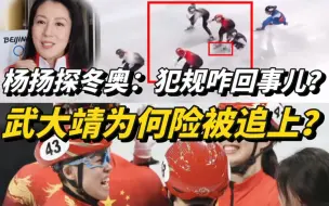 杨扬探冬奥：犯规咋回事儿？武大靖为何险被追上？