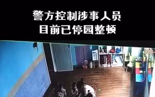 心疼！保定一幼儿在幼儿园内被踹，警方控制涉事人员，已停园整顿