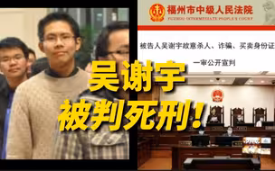 吴谢宇一审被判死刑
