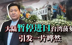 暂停进口台湾菠萝，岛内蛙声一片，大陆对台经济制裁拉开帷幕？