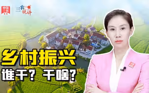 三农锐评丨乡村振兴，谁干？干啥？干好了有奖，干不好要罚！