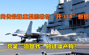 网传最强重型舰载机“歼-15B”新照，只是“海四代”的过渡产物？