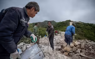 【职人记】修长城的人：八级大风里的抢救