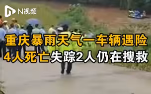 重庆忠县一车辆遇险致4人死亡，官方：系驾驶员操作不当