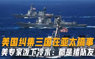 美国牵头4国剑指中国，美专家认清现实：三个国家都是猪队友！