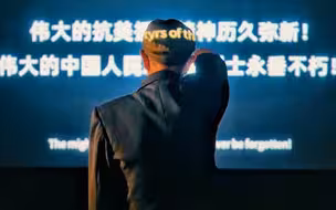 破防了！这场《长津湖》为他一人放映