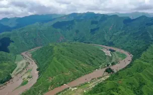 雨后的北京怀柔山区，如“黄河几字弯”的壮丽风景！