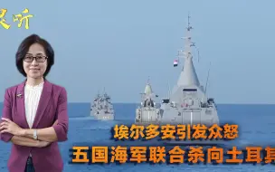 埃尔多安这回服了？土耳其的野心引发众怒，五国联合舰队逼至跟前