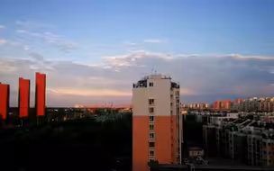 延时摄影！北京晚霞美如油画，望天空，看云卷云舒