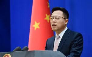 德国海军司令称中国海军军力爆炸性增长令人担忧 赵立坚：德国大可不必拿中国说事