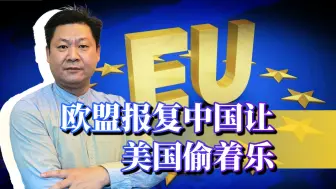 被中国重拳报复之后，欧盟拿中欧投资协定要挟中国，美国偷着乐！
