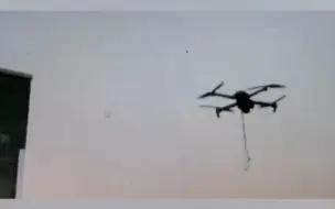 硬核取外卖！#男子用无人机跨千米取餐，整个操作过程流畅自然