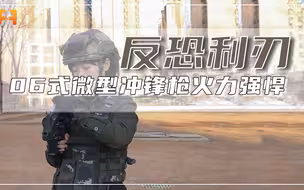 反恐利刃！06式微型冲锋枪，火力强悍射速快